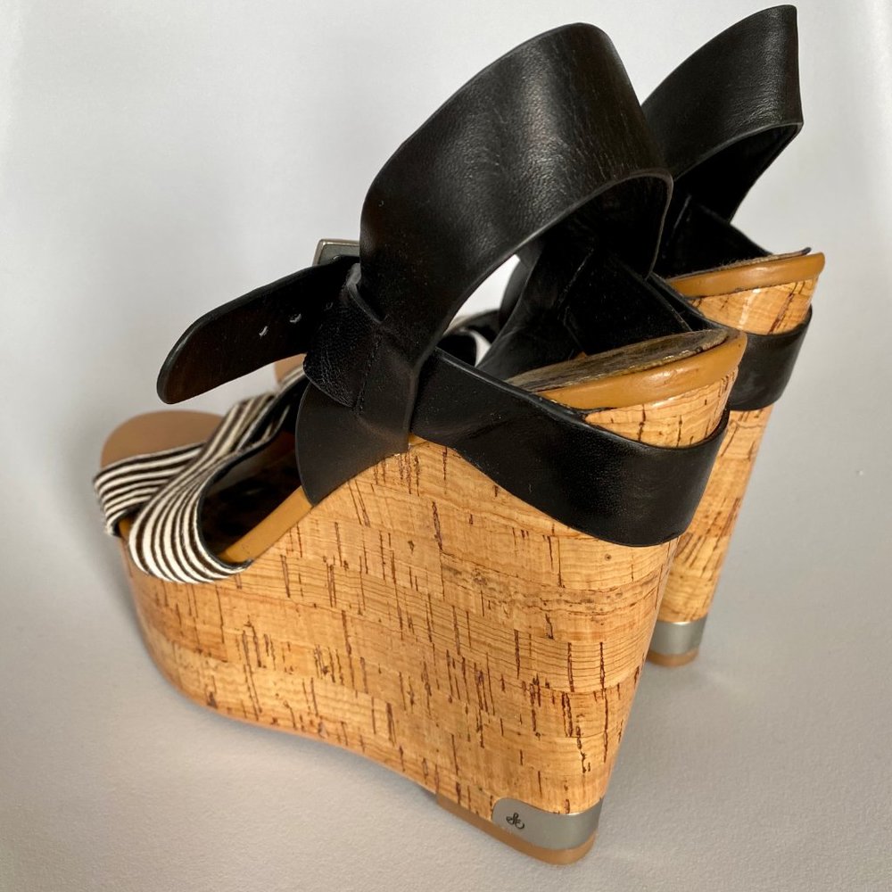 Sam Edelman Wedge With Brown Zebra Stripe - image 4